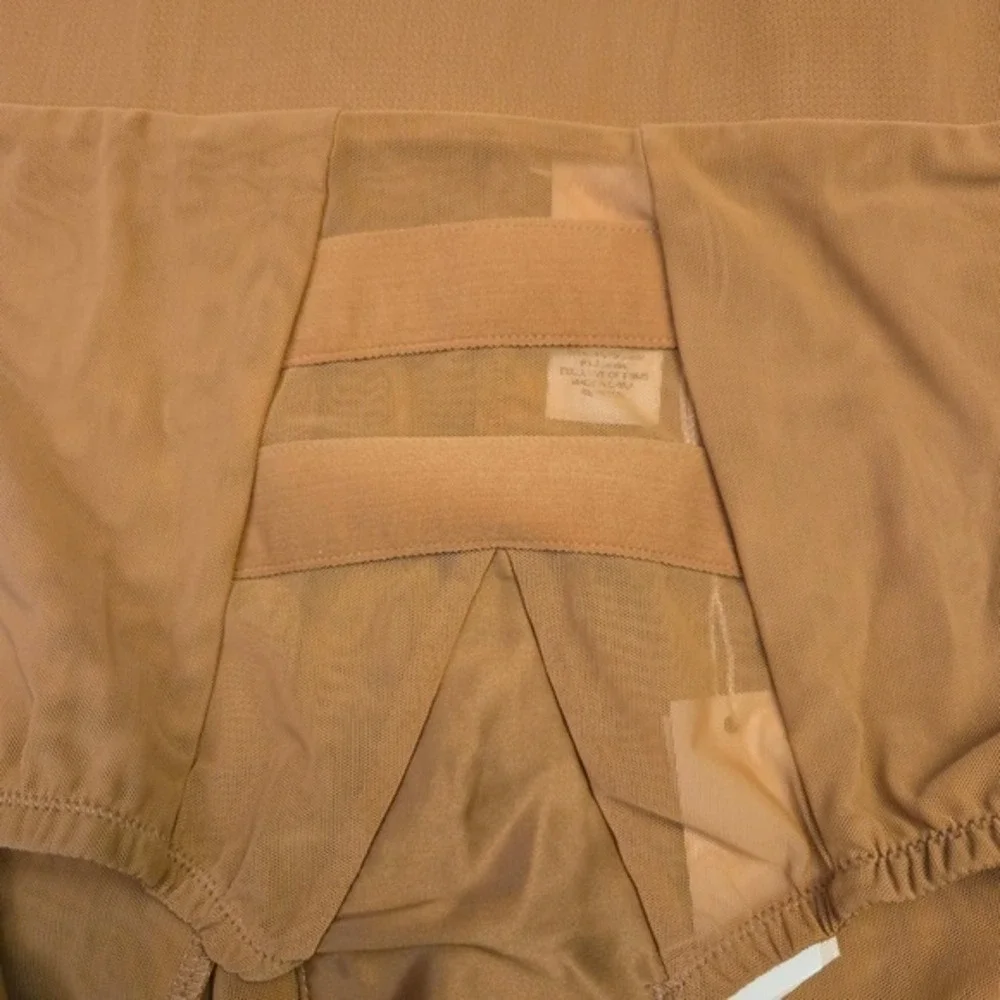 Free People‎ We Are HAH High Waisted Panty Tan XS Mesh Strappy Minimalist NWT